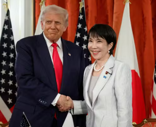 Trump Puji Pemimpin Perempuan Jepang, Tandatangani Kesepakatan Logam Langka