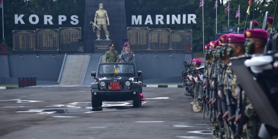 Aksi Prajurit Marinir TNI AL Bikin Panglima Militer Australia Terpukau Saat Kunjungi Markas “Hantu Laut”