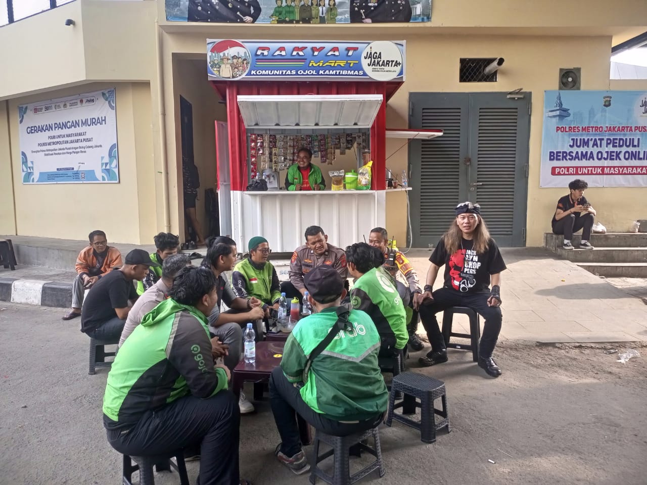 Polres Jakpus Luncurkan Rakyat Mart dan Rakyat Auto untuk Pemberdayaan Komunitas Ojol