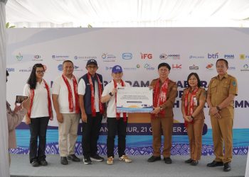 28 BUMN Bersinergi Dorong Pengelolaan Sampah Berkelanjutan di Likupang Lewat Program TJSL