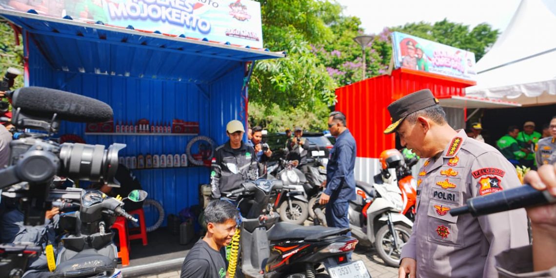 Kapolri Pimpin Apel Ojol di Jatim, Tegaskan Komitmen Bersama Jaga Kamtibmas