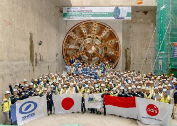 Terowongan Bertingkat MRT Pertama di Indonesia Resmi Rampung Dibangun