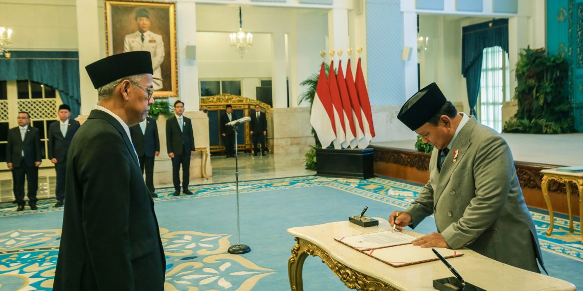 Presiden Prabowo lantik DK LPS