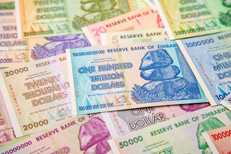 Sejarah Kelam Ekonomi Zimbabwe, Pecahan Uang Tembus Triliunan