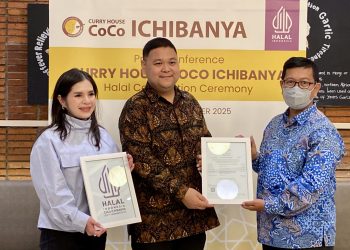 Restoran Kari Jepang CoCo ICHIBANYA Indonesia Resmi Kantongi Sertifikat Halal