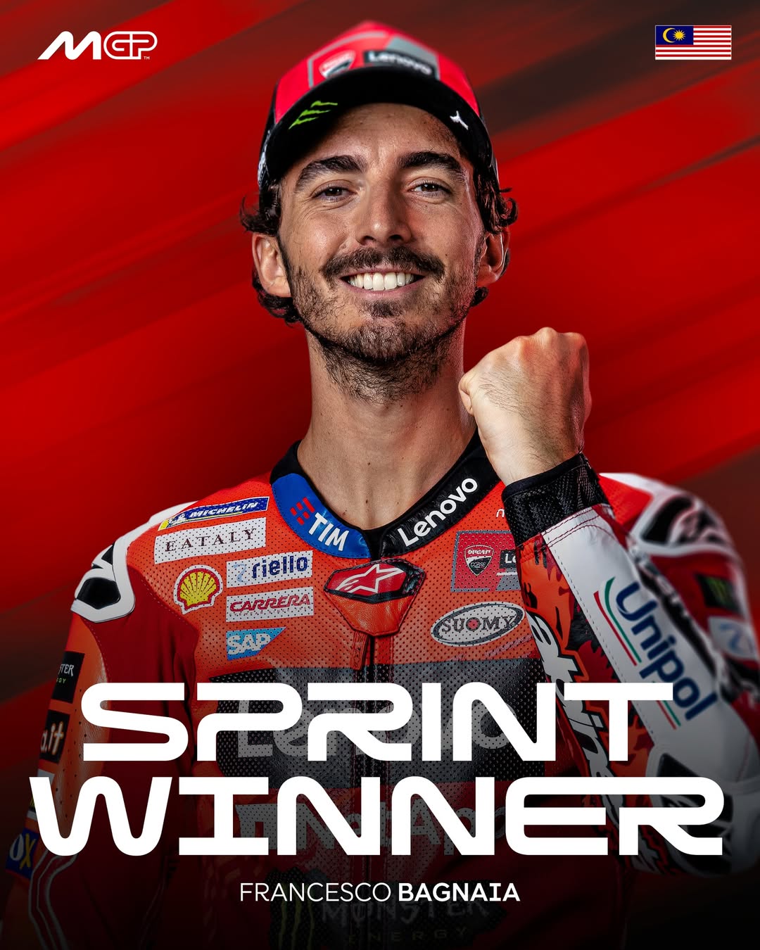 Bagnaia Tak Terbendung di Sprint Race MotoGP Malaysia 2025: Dominasi Penuh di Sepang