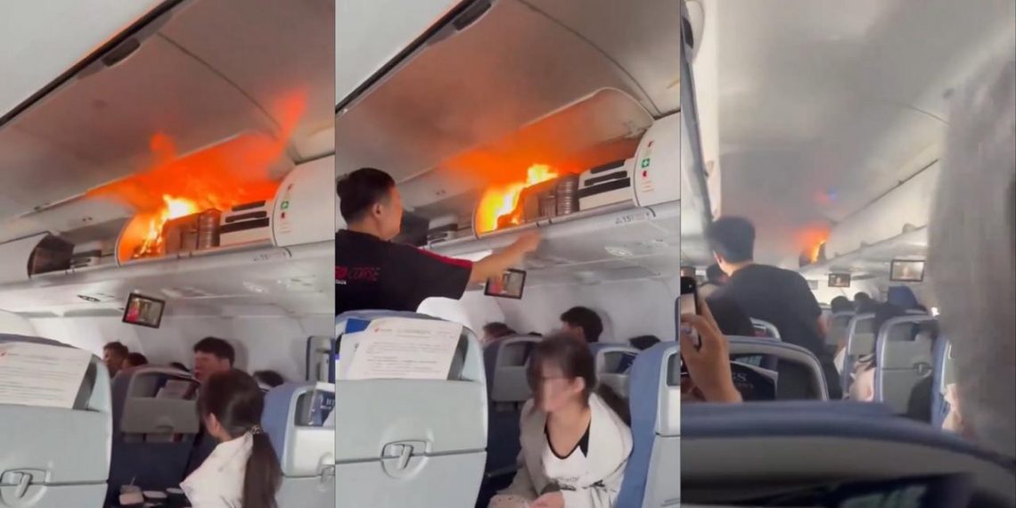 Pesawat Air China Panik, Power Bank Penumpang Meledak di Udara