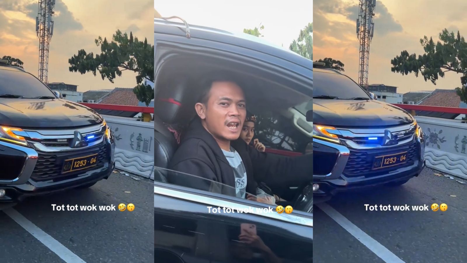 Pajero Viral di Jalanan, Nyalakan Rotator Polisi tapi Pelatnya Bohongan