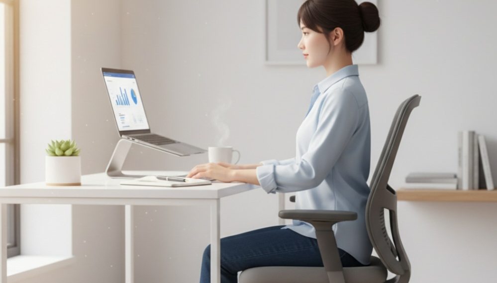 Kerja Produktif Tanpa Pegal: Tips Menjaga Postur Tubuh Saat di Depan Laptop