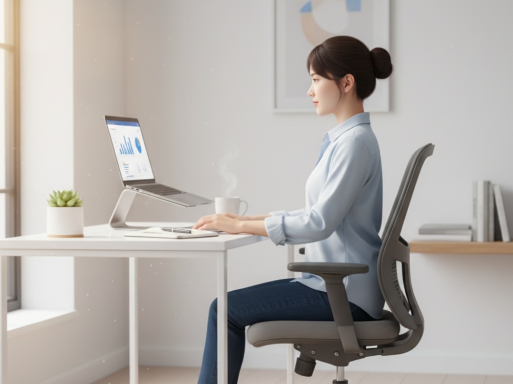 Kerja Produktif Tanpa Pegal: Tips Menjaga Postur Tubuh Saat di Depan Laptop