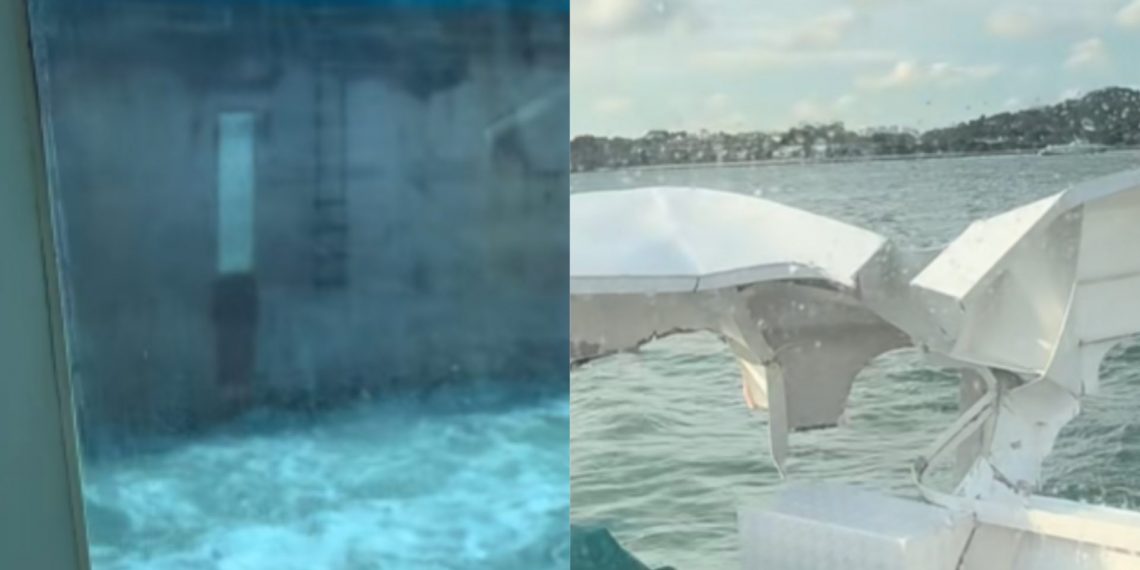 Penumpang Teriak Panik Saat Feri Batam–Singapura Tabrak Tanker