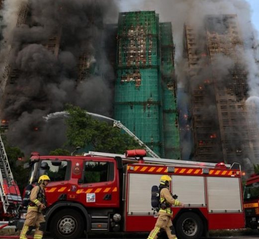 Korban Tewas Kebakaran Blok Apartemen Hong Kong Jadi 128 Orang
