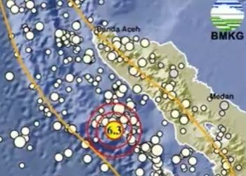 Gempa Magnitudo 6,3 Guncang Sinabang Aceh, BNPB: Pusatnya di Laut