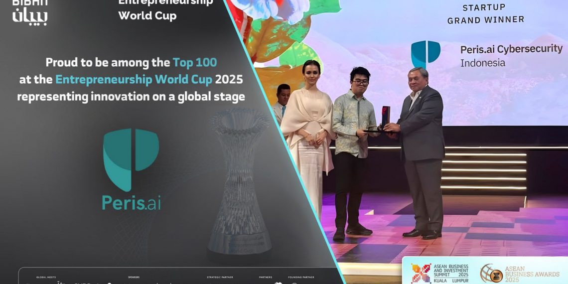 Peris.ai Cybersecurity Raih Gelar Startup Terbaik ASEAN di ABA 2025 dan Masuk 100 Besar Dunia di EWC 2025