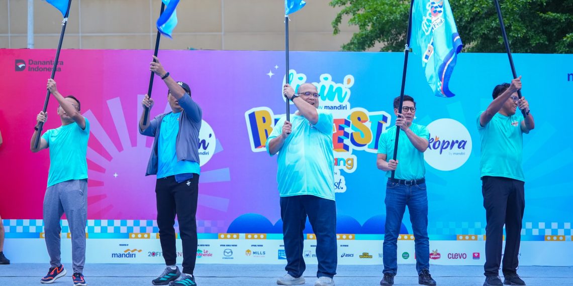 Bank Mandiri Gelar Livin’ Run Fest 2025 Palembang, Kombinasikan Sportainment, UMKM, dan Transformasi Digital