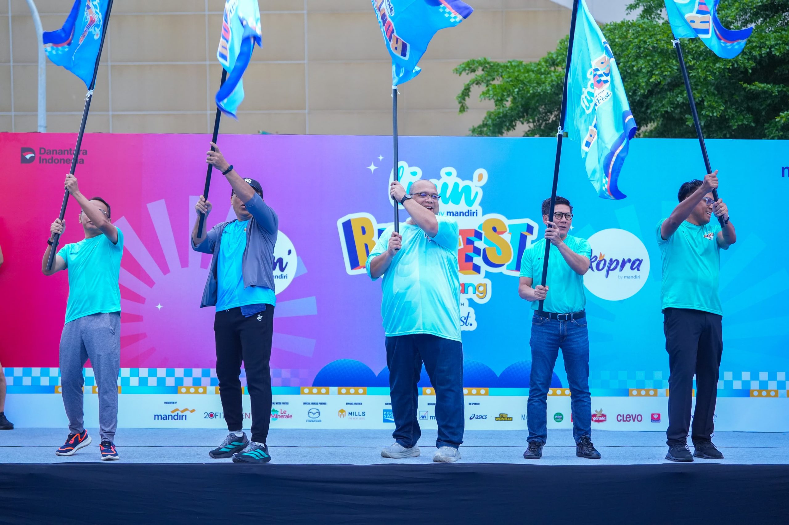 Bank Mandiri Gelar Livin’ Run Fest 2025 Palembang, Kombinasikan Sportainment, UMKM, dan Transformasi Digital