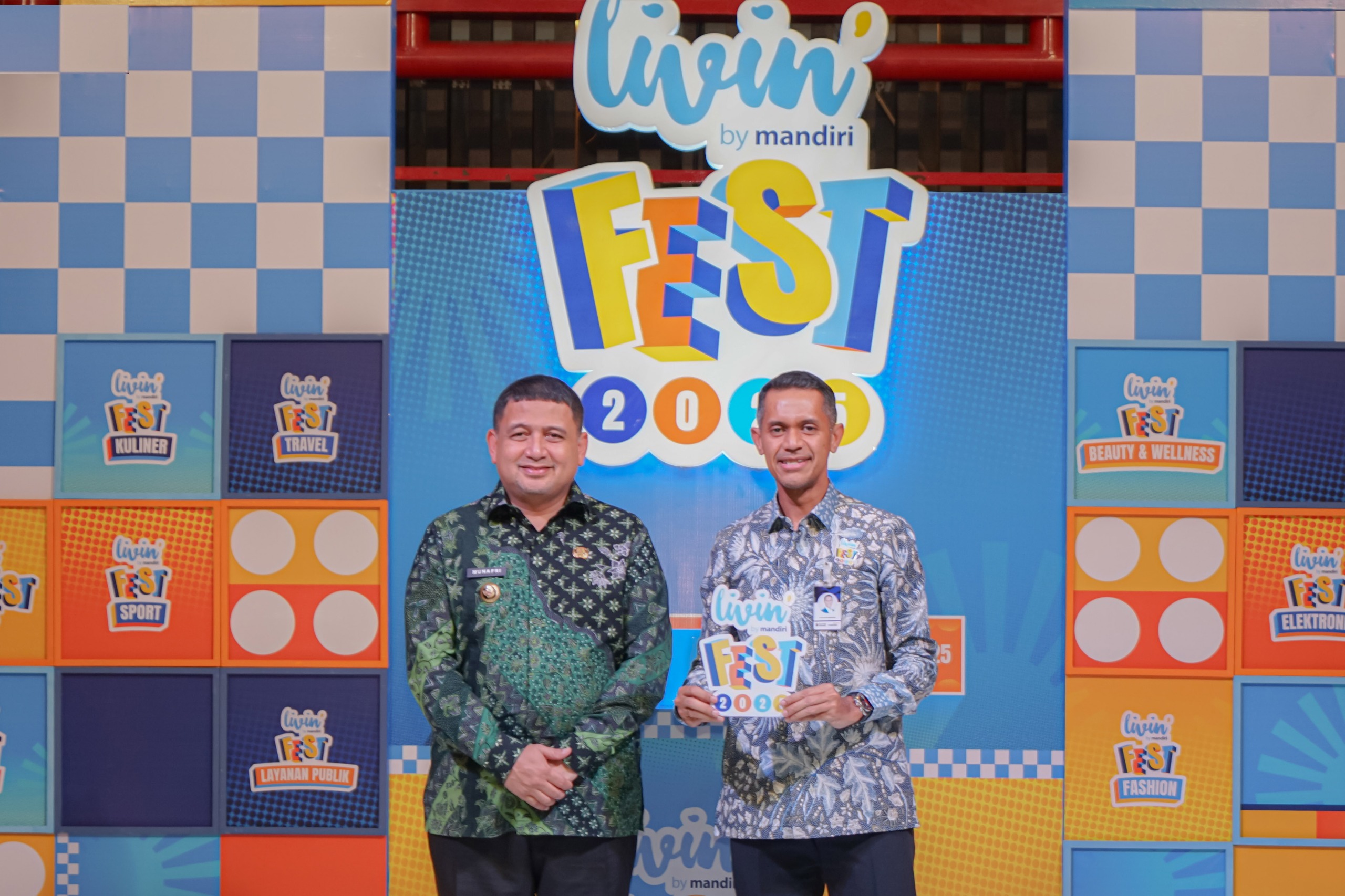 Bank Mandiri Gelar Livin’ Fest 2025 di Makassar, Perkuat Sinergi UMKM dan Industri Kreatif
