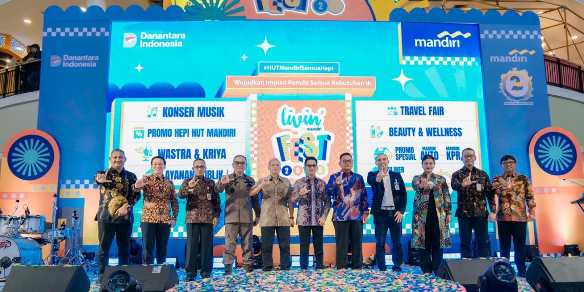 Bank Mandiri Buka Livin’ Fest 2025 Balikpapan, Dorong Penguatan UMKM dan Industri Kreatif Kalimantan
