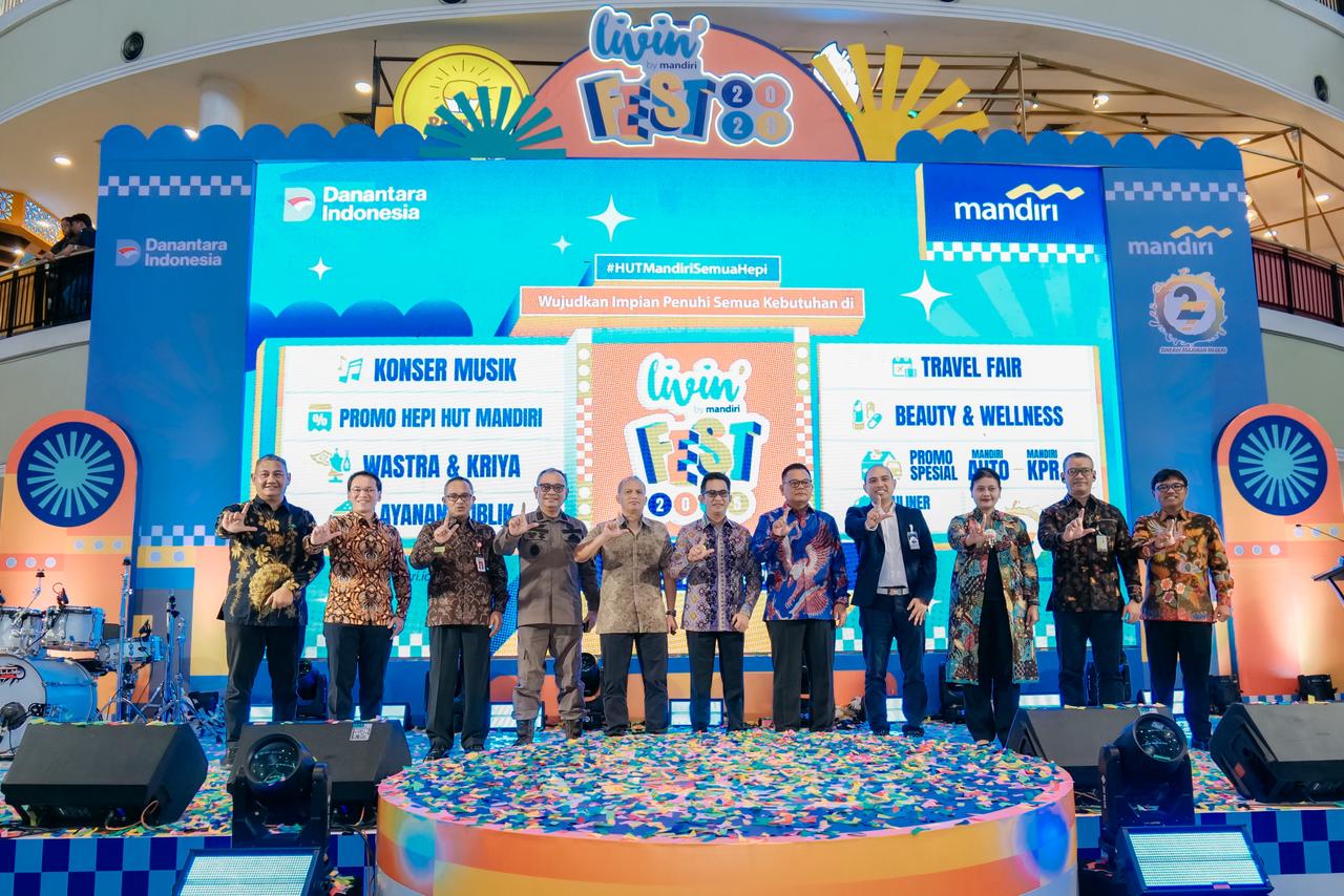 Bank Mandiri Buka Livin’ Fest 2025 Balikpapan, Dorong Penguatan UMKM dan Industri Kreatif Kalimantan
