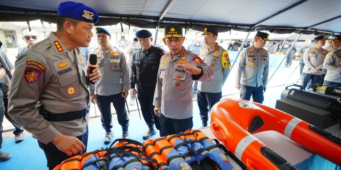 Kapolri Tinjau Kesiapan Personel dan Sarpras Polda DIY untuk Hadapi Potensi Bencana