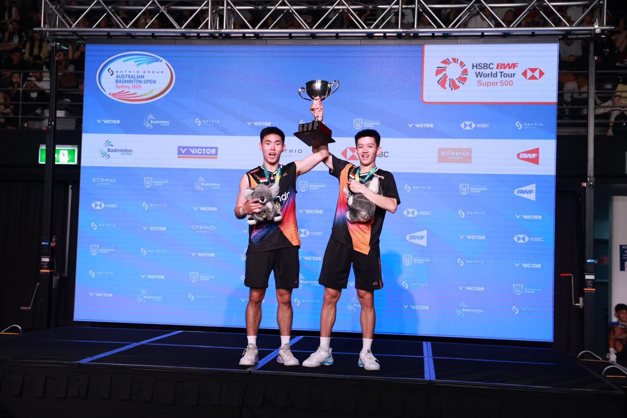 Raymond/Joaquin Catat Kemenangan Bersejarah di Debut Super 500 Australia Open 2025