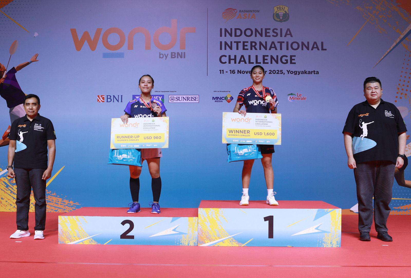 Indonesia Mendominasi Podium wondr by BNI International Challenge, Regenerasi Atlet Muda Semakin Matang