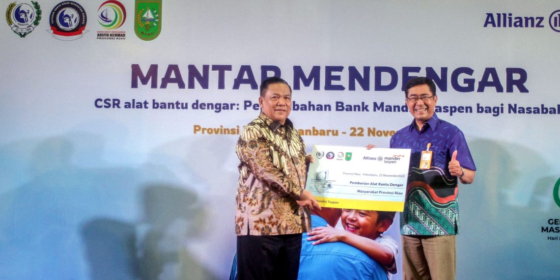 Bank Mandiri Taspen Gelar Program ‘Mantap Mendengar’, 250 Lansia Pekanbaru Terima Alat Bantu Dengar Gratis