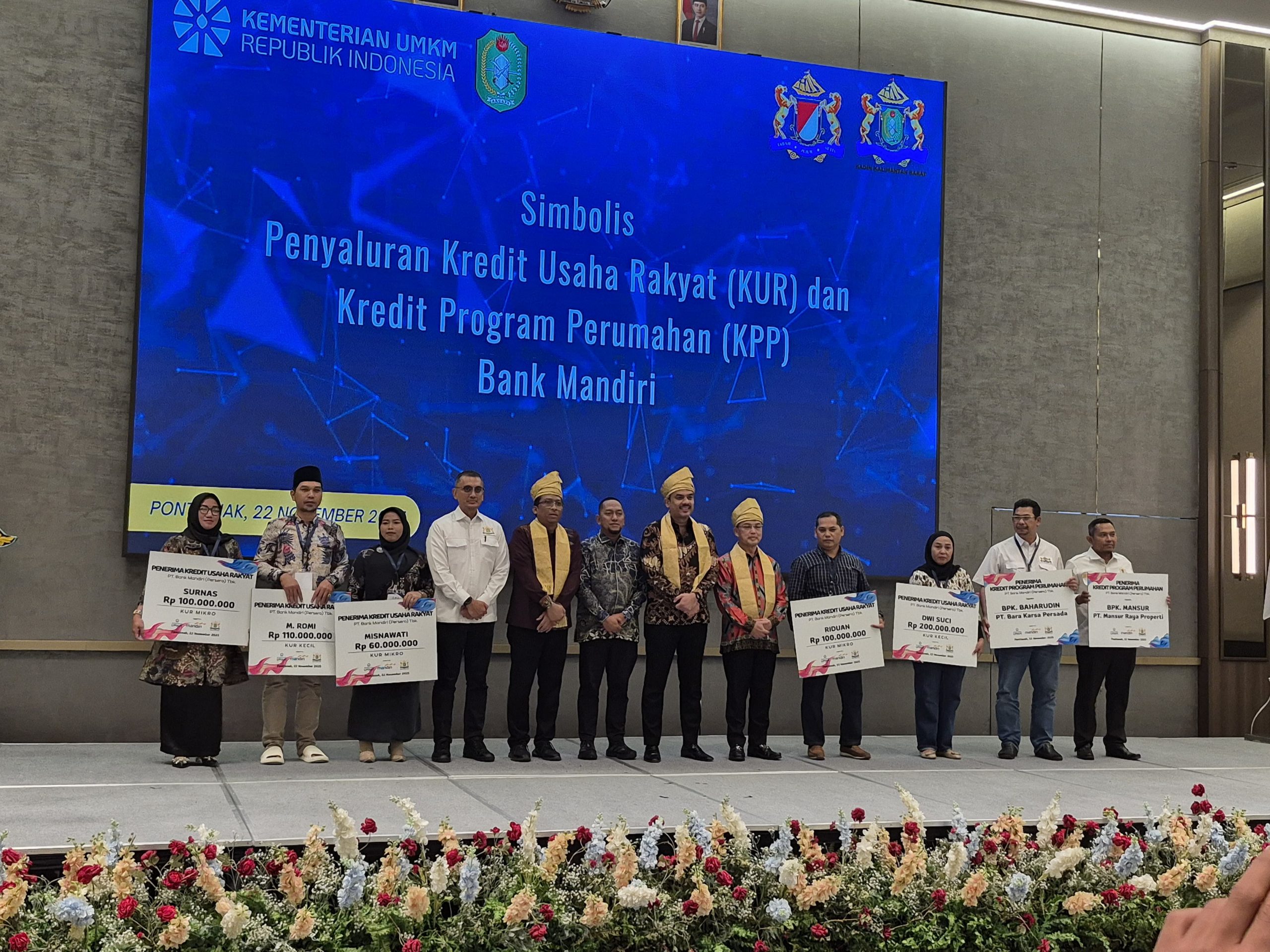 Bank Mandiri Dorong Penguatan Ekonomi Kalbar Lewat Akselerasi KUR dan Optimalisasi Komoditas Lokal