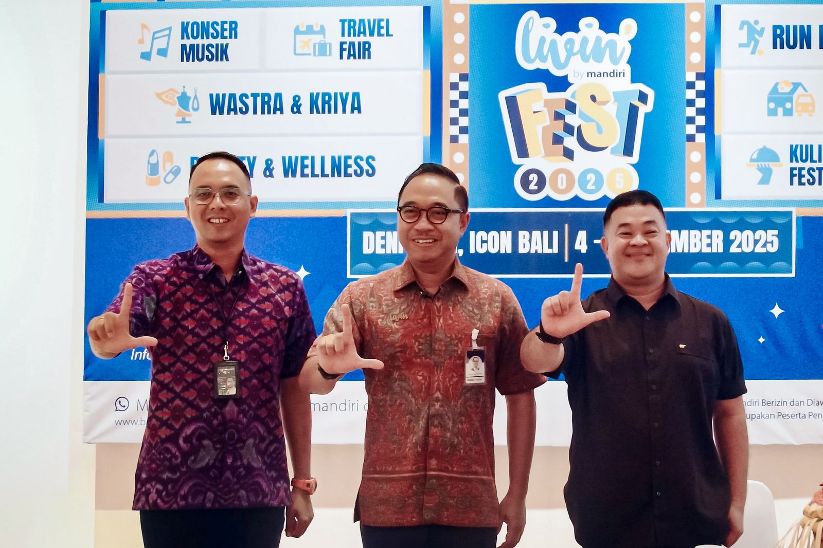 Bank Mandiri Resmikan Livin’ Fest 2025 di Bali sebagai Ajang Kolaborasi UMKM dan Kreatif Lokal