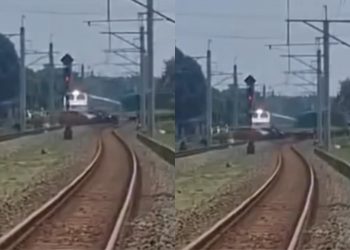 Ngeri! Kereta di Sleman Tabrak Mobil dan Motor, 3 Nyawa Melayang