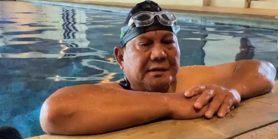 Renang Jadi Olahraga Favorit Prabowo, Ternyata Ini Sebabnya