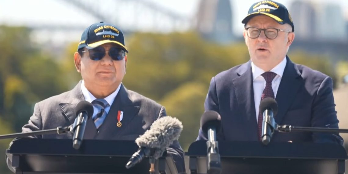 Prabowo dan PM Australia Teken Kesepakatan Keamanan, Janji Saling Bantu