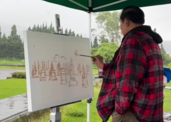 SBY Lukis Candi Arjuna, Nikmati Masa Pensiun dengan Cara Paling Tenang