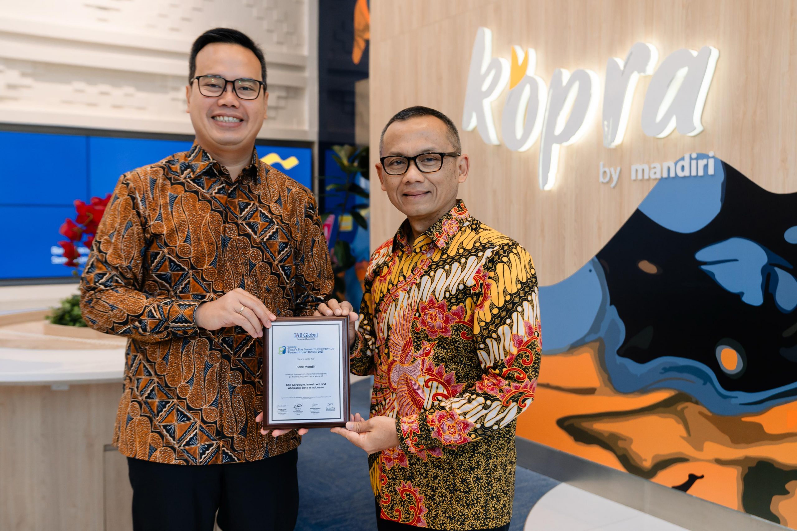 Bank Mandiri Raih Predikat Indonesia’s Best Corporate, Investment and Wholesale Bank 2025 Berkat Sinergi dan Transformasi Berkelanjutan