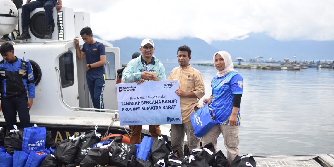 Bank Mandiri Taspen dan Mandiri Amal Insani Perkuat Aksi Kemanusiaan untuk Korban Bencana di Sumatra dan Aceh