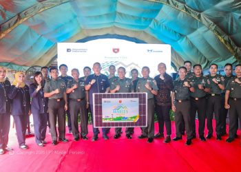 ASABRI Dorong Energi Terbarukan Lewat Program HARITA: PLTS Resmi Beroperasi di Integrated Farming System Kodam VI/Mulawarman