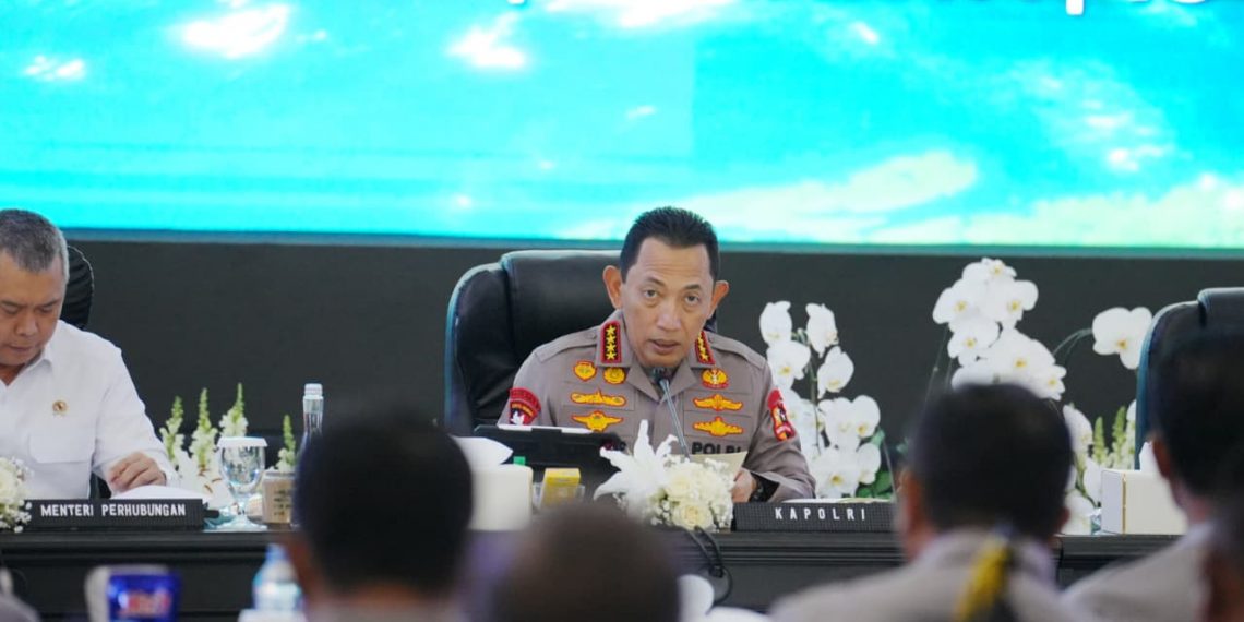 Kapolri Hadiri Rakor Lintas Sektoral, Sinergisitas Stakeholder Kunci Pelayanan Nataru
