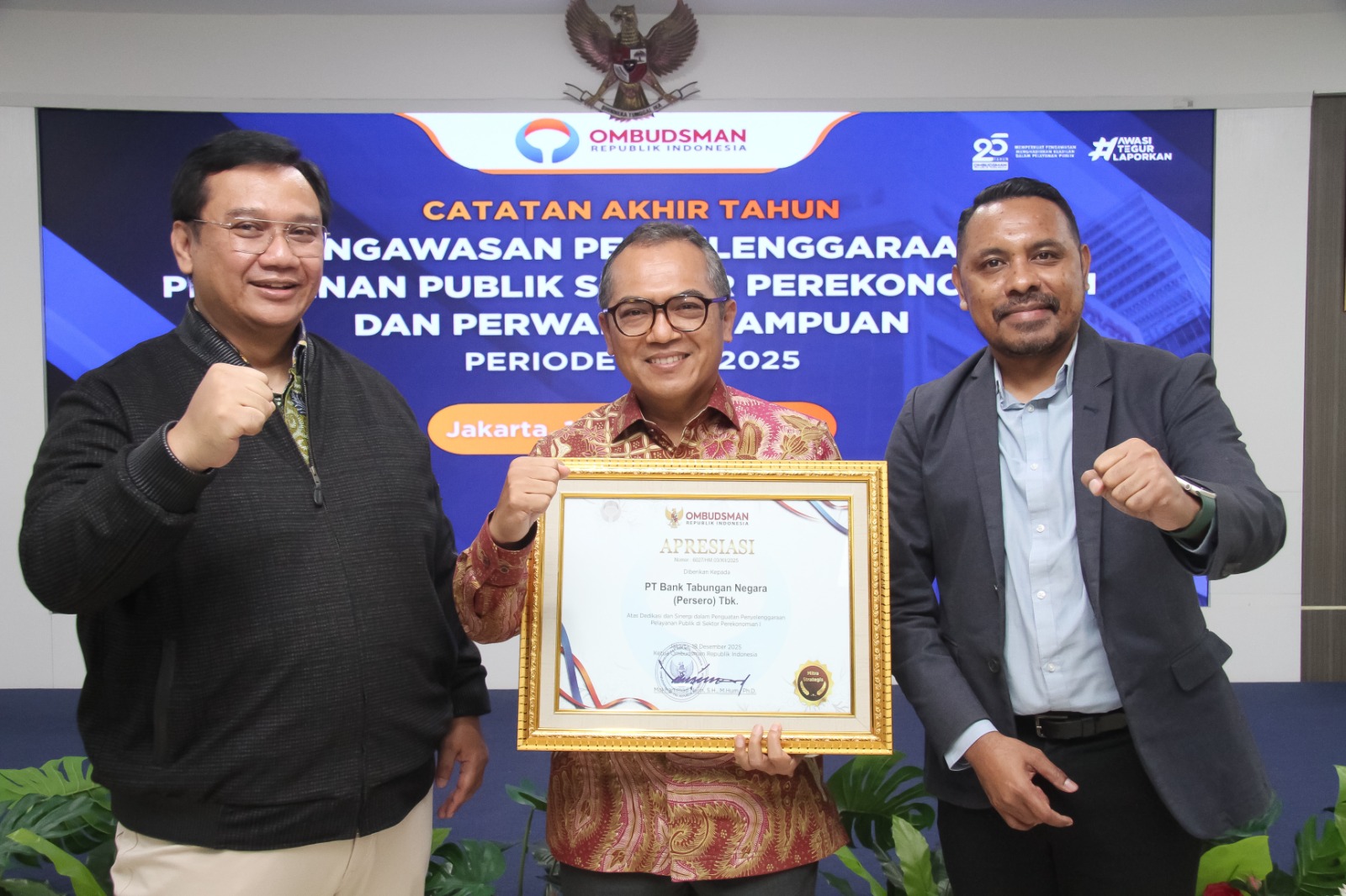 Ombudsman RI Apresiasi BTN