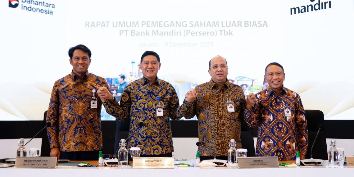 RUPSLB Bank Mandiri Kukuhkan Arah Transformasi dan Perkuat Kepemimpinan Strategis Jelang 2026