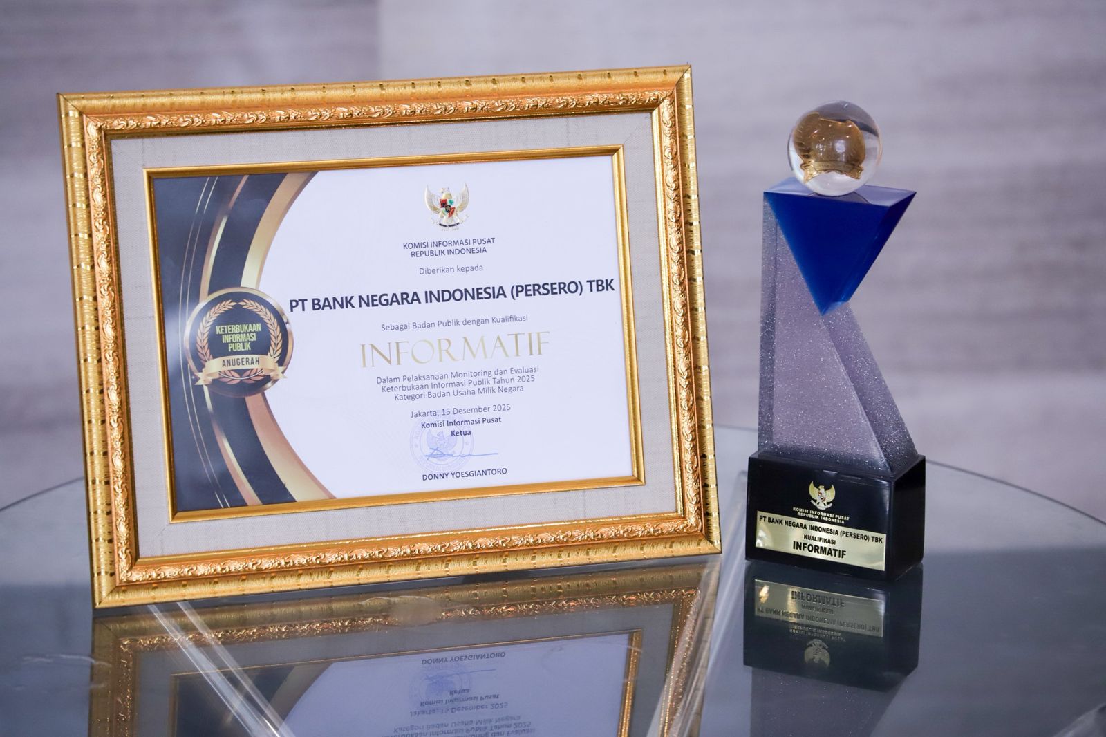 BNI Pertahankan Predikat Badan Publik Informatif Selama Tiga Tahun Beruntun