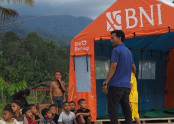 BNI Gelar Pendampingan Trauma Healing untuk Anak Korban Banjir di Aceh Tenggara
