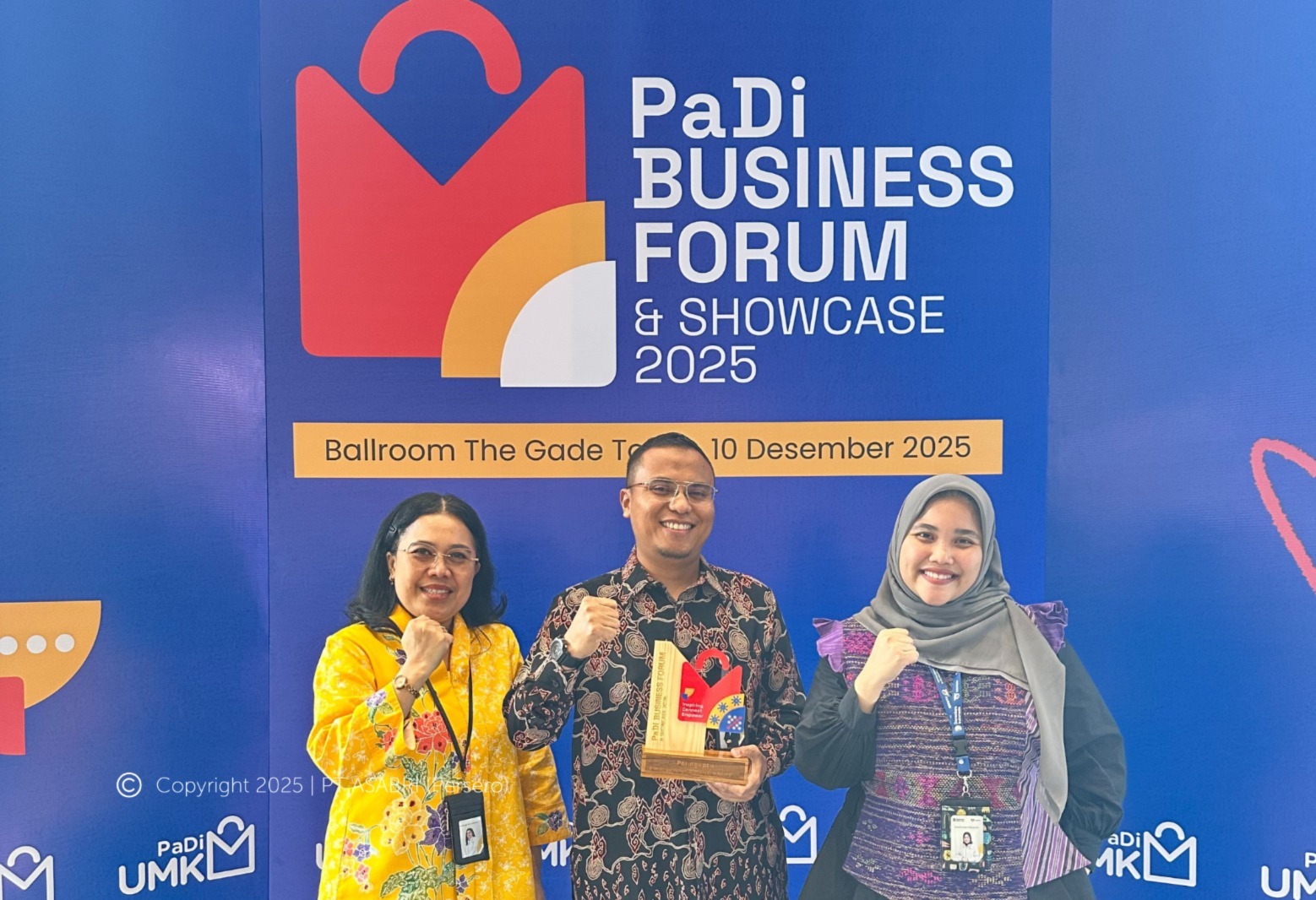 Asabri Raih Penghargaan PaDi UMKM 2025, Perkuat Komitmen Dukung UMKM dan Produk Lokal