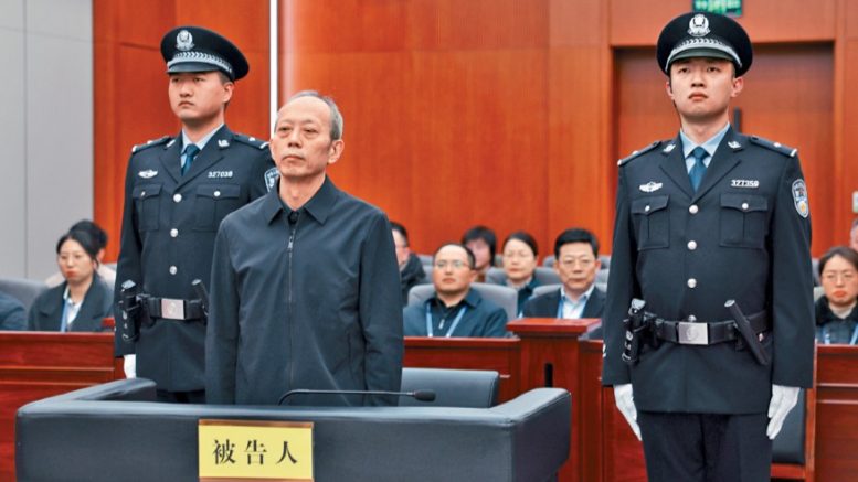 Eks Menteri Olahraga China Divonis Mati karena Suap Rp557 M