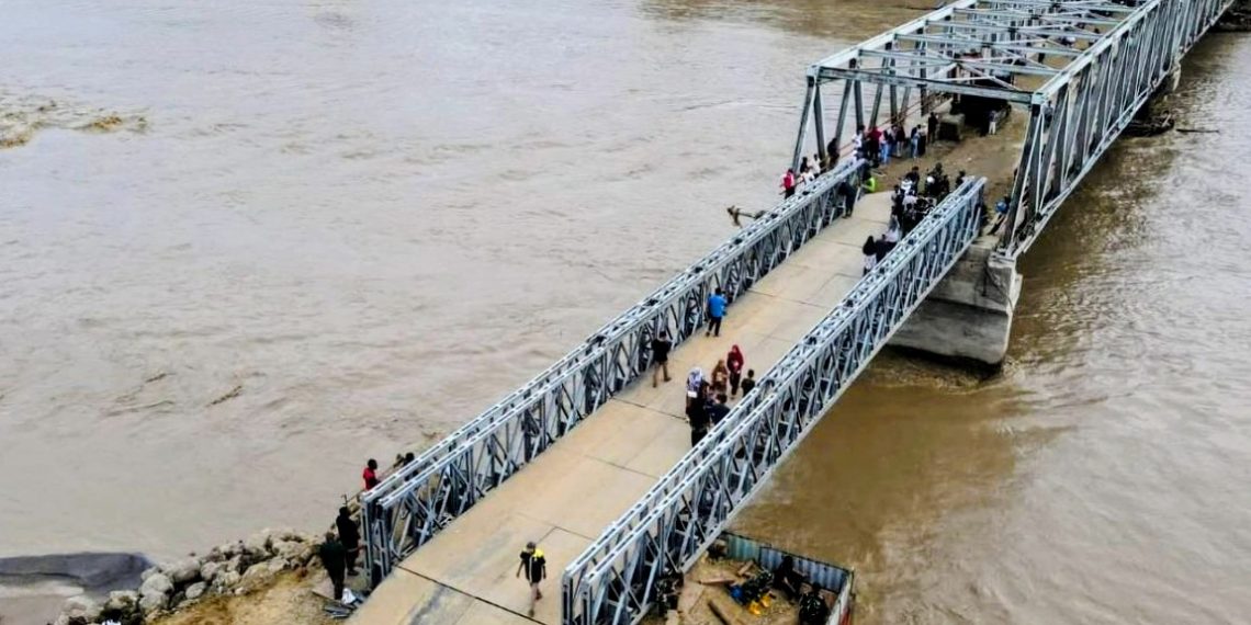 Pembangunan Jembatan Bailey di Aceh Terus Dikebut, 18 Unit Sudah Beroperasi