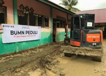 BNI Lakukan Pembersihan Sekolah Pascabanjir di Aceh Utara, Dorong Pemulihan Kegiatan Belajar