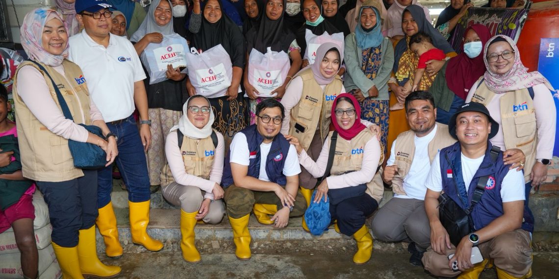 Kolaborasi Solid Karyawan BTN Bantu Aceh Tamiang