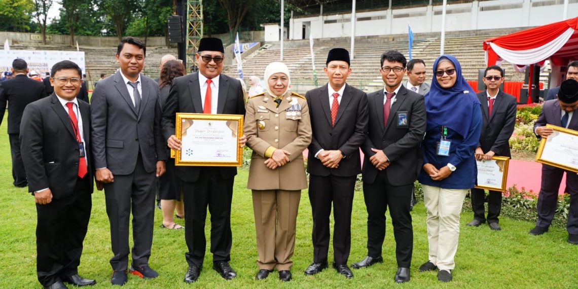 Hadiri Pembukaan Bulan K3 Bersama Gubernur Jatim, Petrokimia Gresik Borong Tiga Penghargaan K3