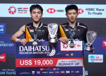 Raymond Indra/Nikolaus Joaquin Tembus Final Indonesia Masters 2026, Sinyal Kuat Regenerasi Ganda Putra