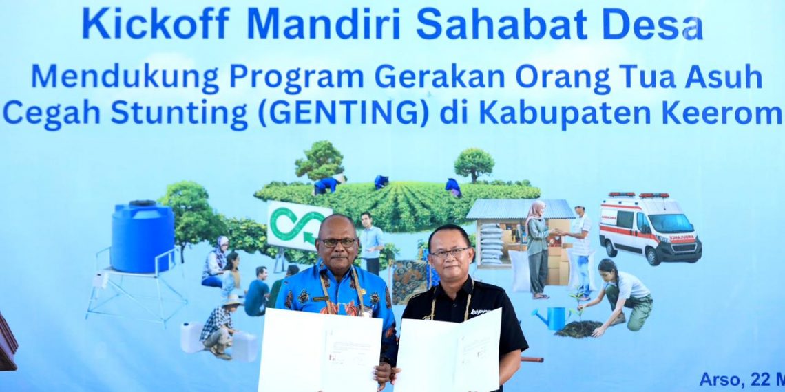 Mandiri Sahabat Desa Perkuat Akses Gizi dan Air Bersih untuk Tekan Angka Stunting