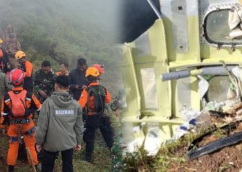 Reruntuhan Pesawat ATR-400 yang Sempat Hilang Kontak Ditemukan di Puncak Bulusaraung